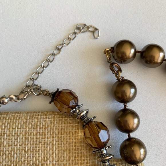 Curated set of 3 warm tone necklaces. Mix and match. - Picture 6 of 7